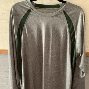 Pennant Gray/Green Long Sleeve Shirt